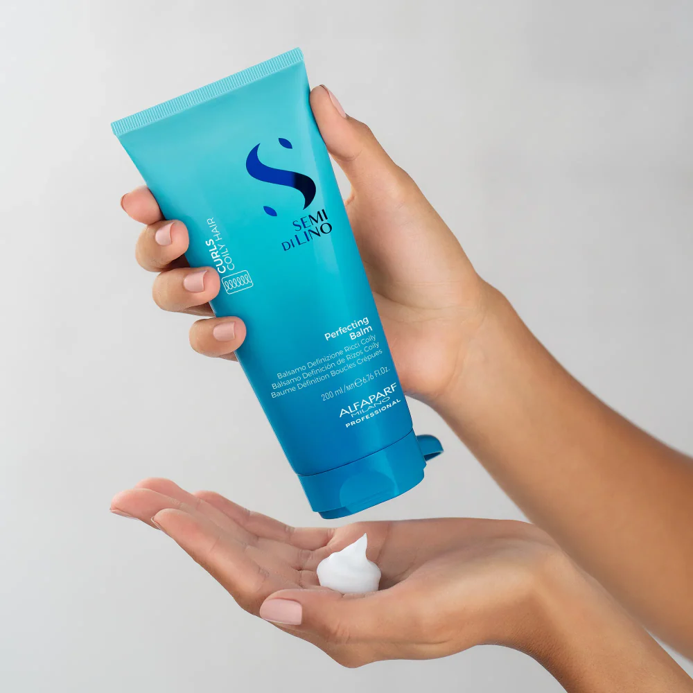 Alfaparf Milano Semi Di Lino Curls Perfecting Balm 200ml - Image 5