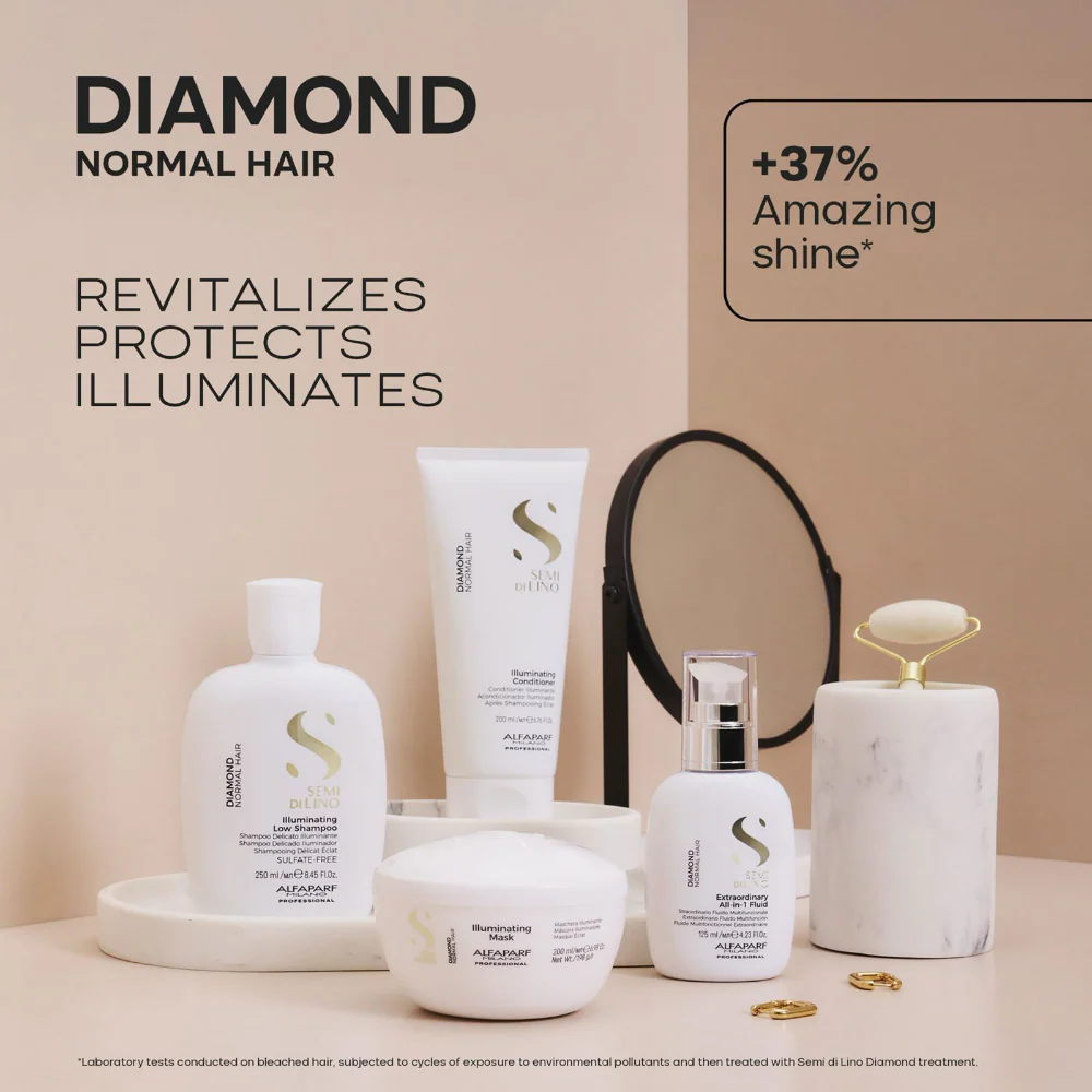 Alfaparf Milano Semi Di Lino Diamond Illuminating Shampoo 500ml - Image 4