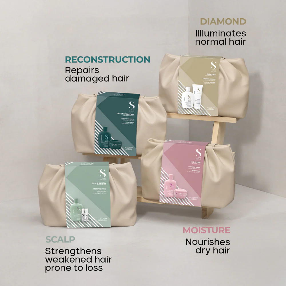 Alfaparf Milano Semi Di Lino Scalp Renew Energising Duo Kit - Image 7