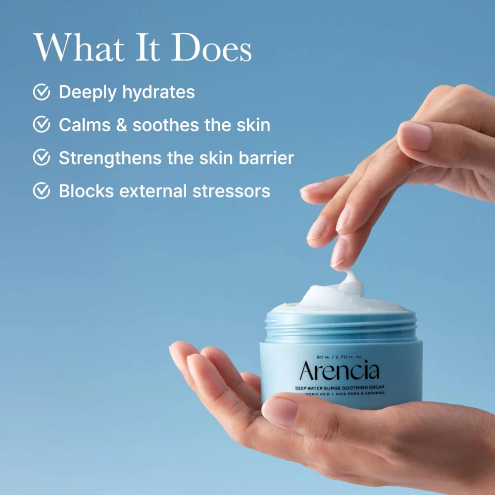 Arencia Deep Water Surge Sooth Cream 110ml - Image 3