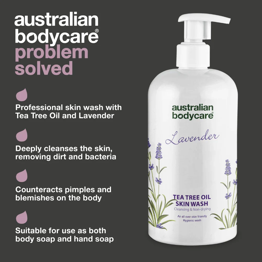 Australian Bodycare Lavender Tea Tree Oil Skin Wash 500ml - Image 3
