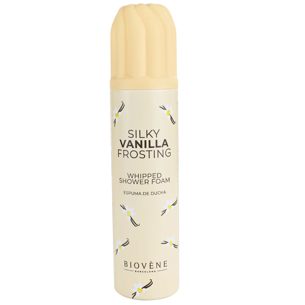 Biovene Silky Vanilla Frosting Whipped Shower Foam 250ml