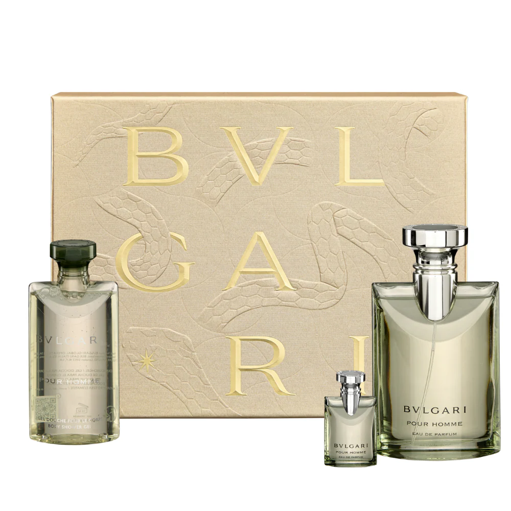 Bvlgari Pour Homme Eau De Parfum Gift Set 100ml