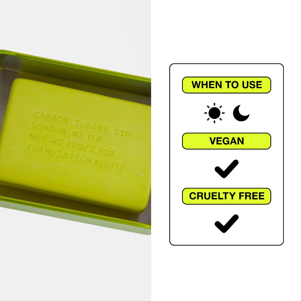 Carbon Theory SupacylicMAX 2% Salicylic Acid Facial Cleansing Bar & Travel Tin 80g - Image 5
