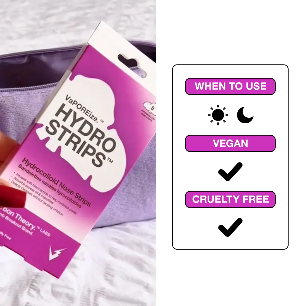 Carbon Theory VaPOREise Hydro Strips Hydrocolloid Nose Strips x8 - Image 3