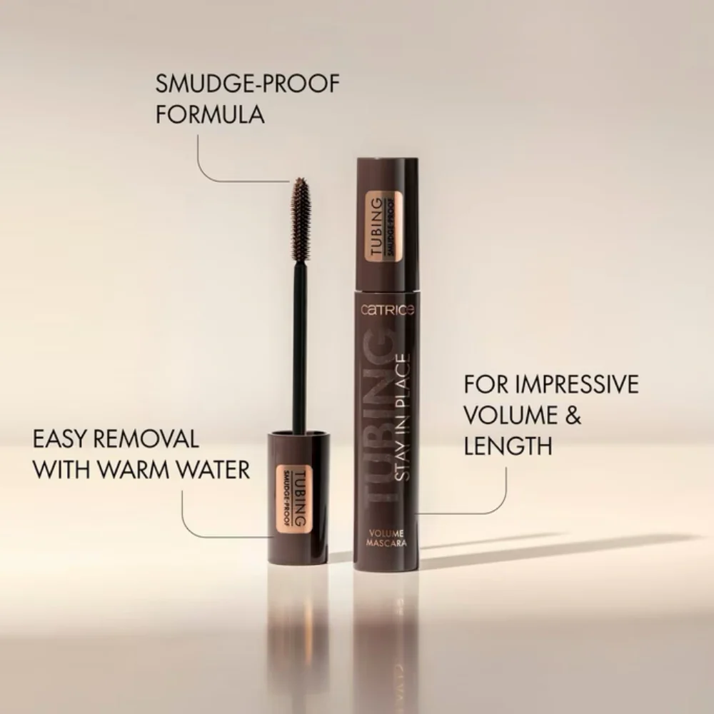 Catrice Cosmetics TUBING Stay In Place Volume Mascara Panda-Proof Brown 11ml - Image 5