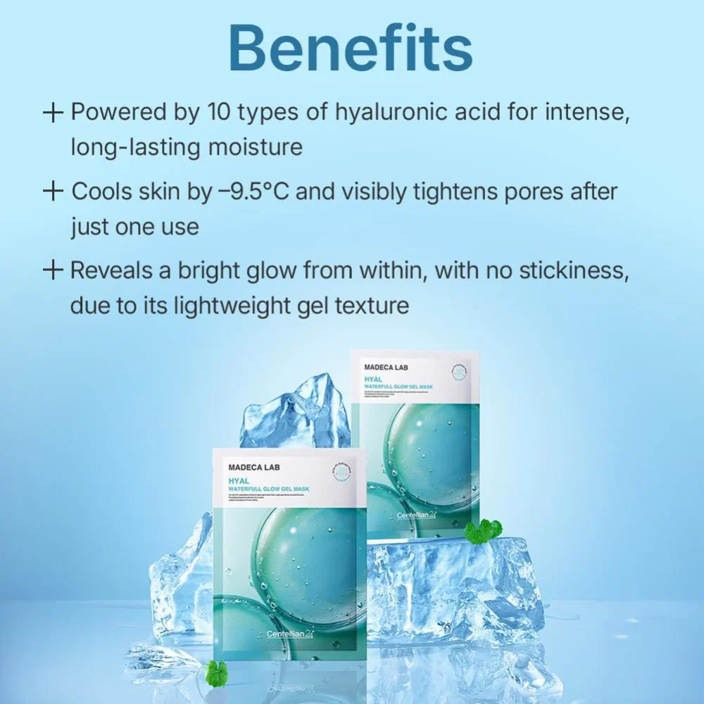 Centellian24 Madeca Lab Hyal Waterfull Glow Gel Mask 22g - Image 3