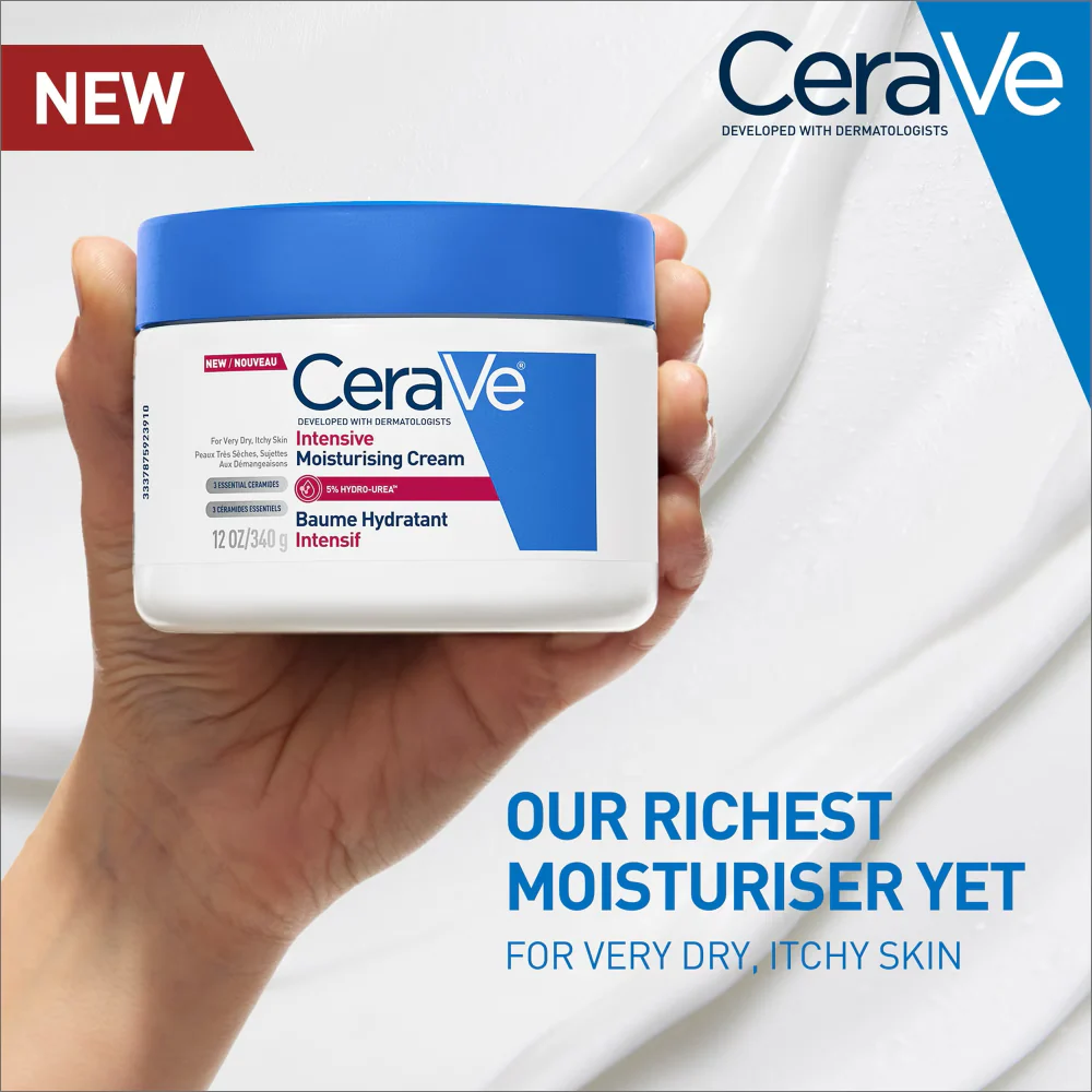 CeraVe Intensive Moisturising Cream Jar 340g - Image 5