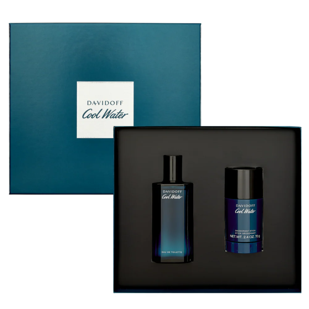 Davidoff Cool Water For Men Eau De Toilette Gift Set 75ml - Image 4
