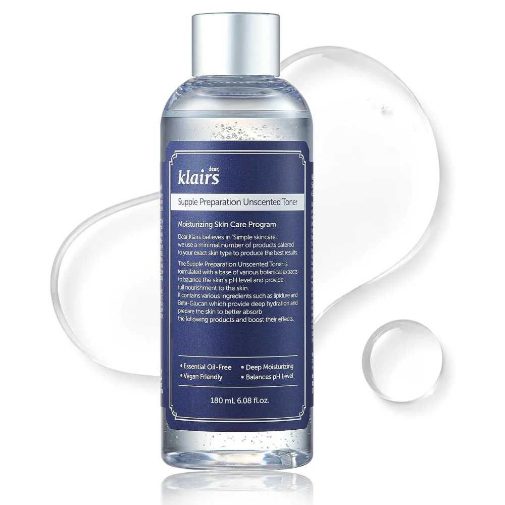 Dear, Klairs Supple Preparation Facial Toner Unscented 180ml - Image 2