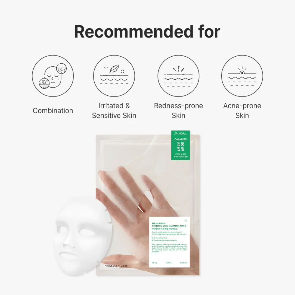 Dr. Althea Cushion Veil Calming Sheet Mask 35g - Image 7