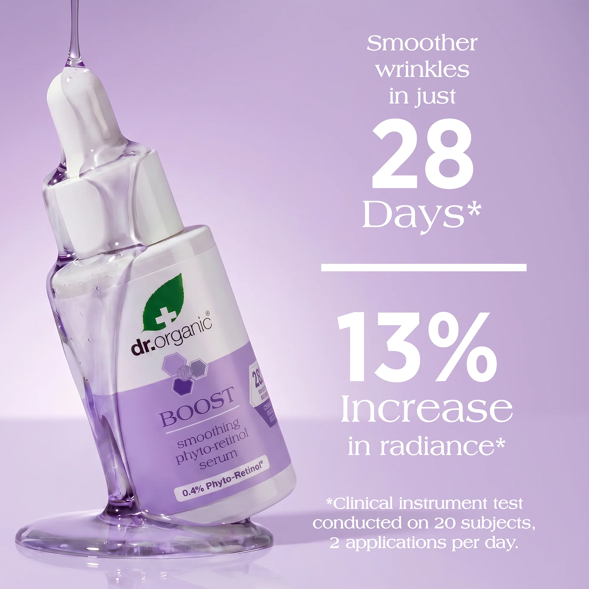 Dr. Organic Boost Smoothing Phyto-Retinol Serum 30ml - Image 5