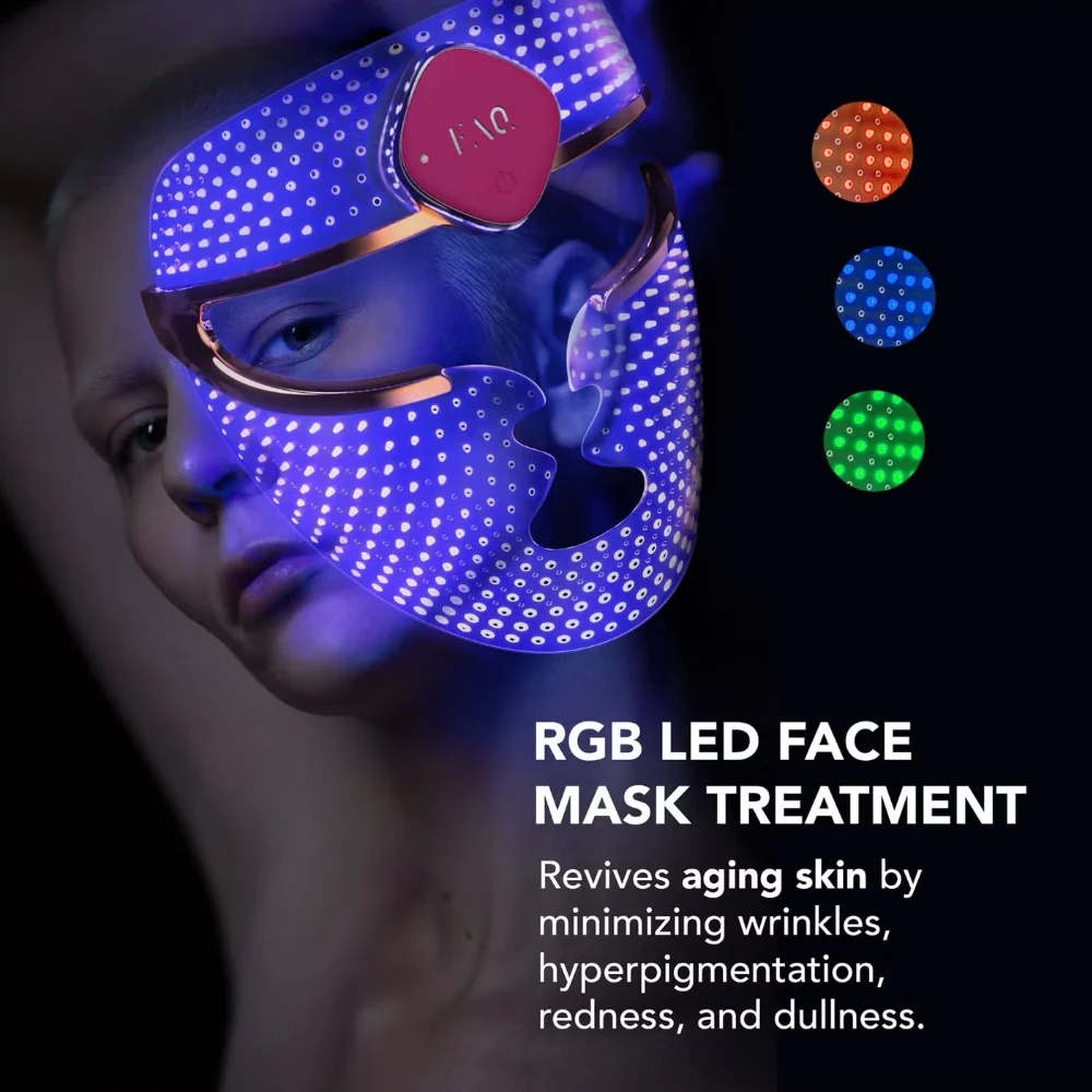 FOREO FAQ 201 Red Light Therapy Silicone LED Face Mask - Image 7