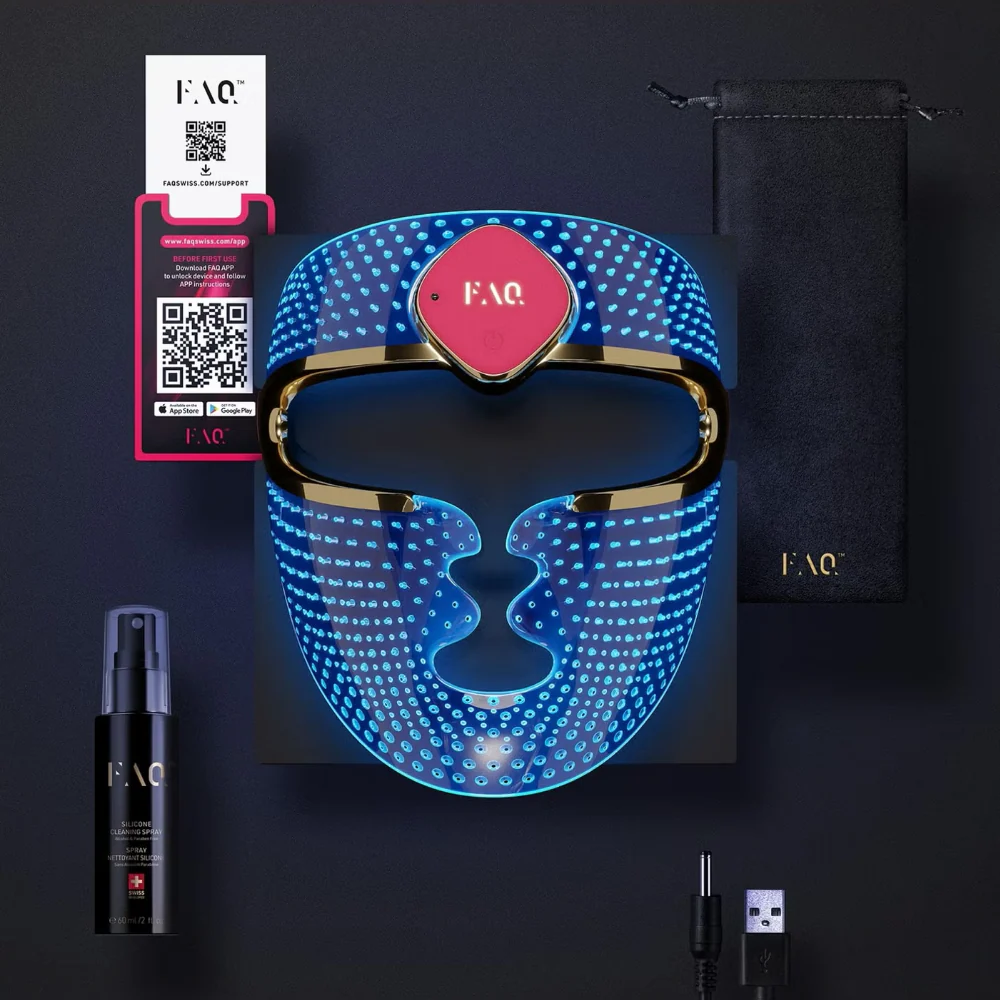 FOREO FAQ 201 Red Light Therapy Silicone LED Face Mask - Image 9