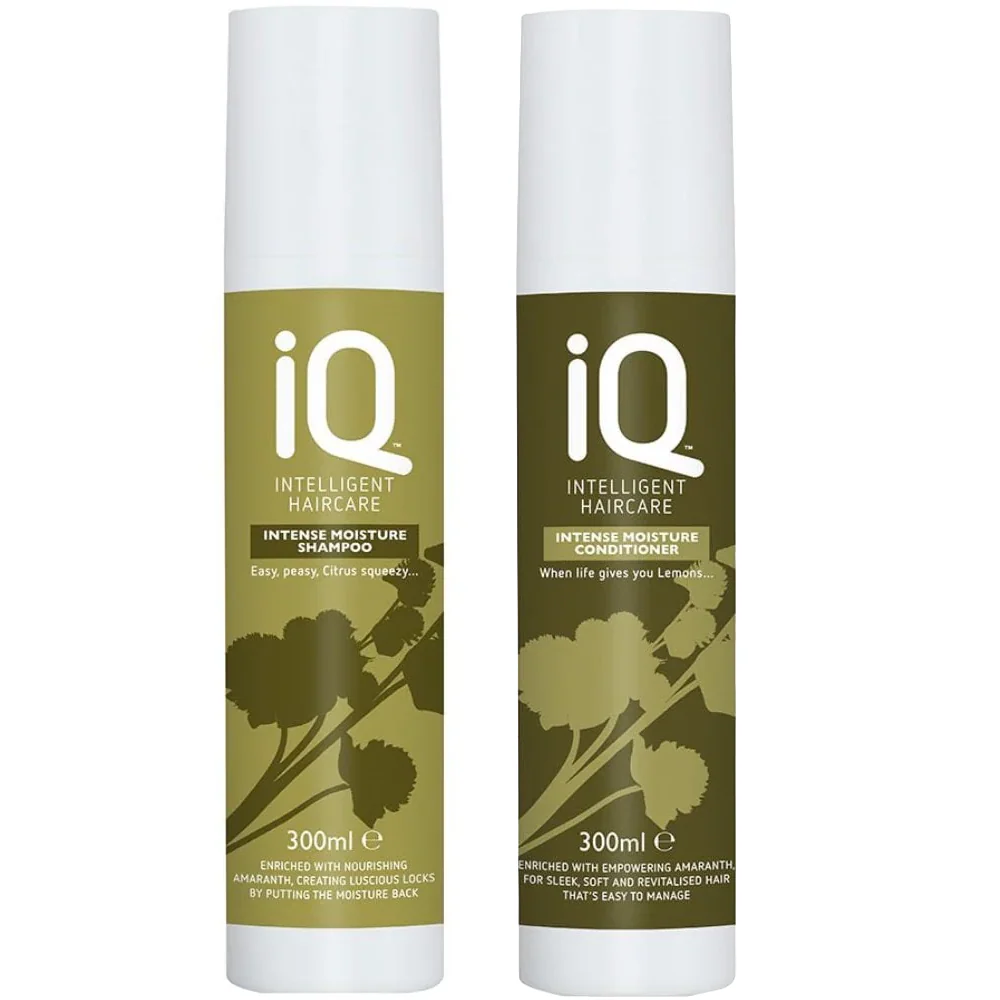IQ Intelligent Haircare Intense Moisture Shampoo & Conditioner Twin 2 x 300ml