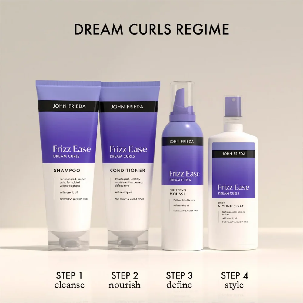 John Frieda Frizz Ease Dream Curls Reviver Mousse 200ml - Image 5