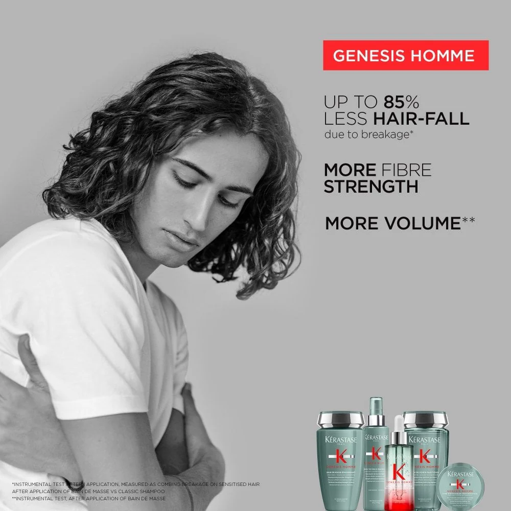 Kérastase Genesis Homme Bain De Force Quotidien Fortifying Shampoo 250ml - Image 3