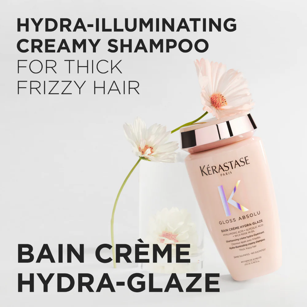 Kérastase Gloss Absolu Bain Cr?me Hydra-Glaze Hydra-Illuminating Creamy Shampoo 250ml - Image 8