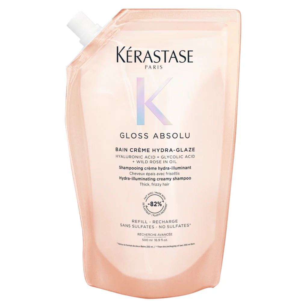 Kérastase Gloss Absolu Bain Cr?me Hydra-Glaze Hydra-Illuminating Creamy Shampoo Refill Pouch 500ml