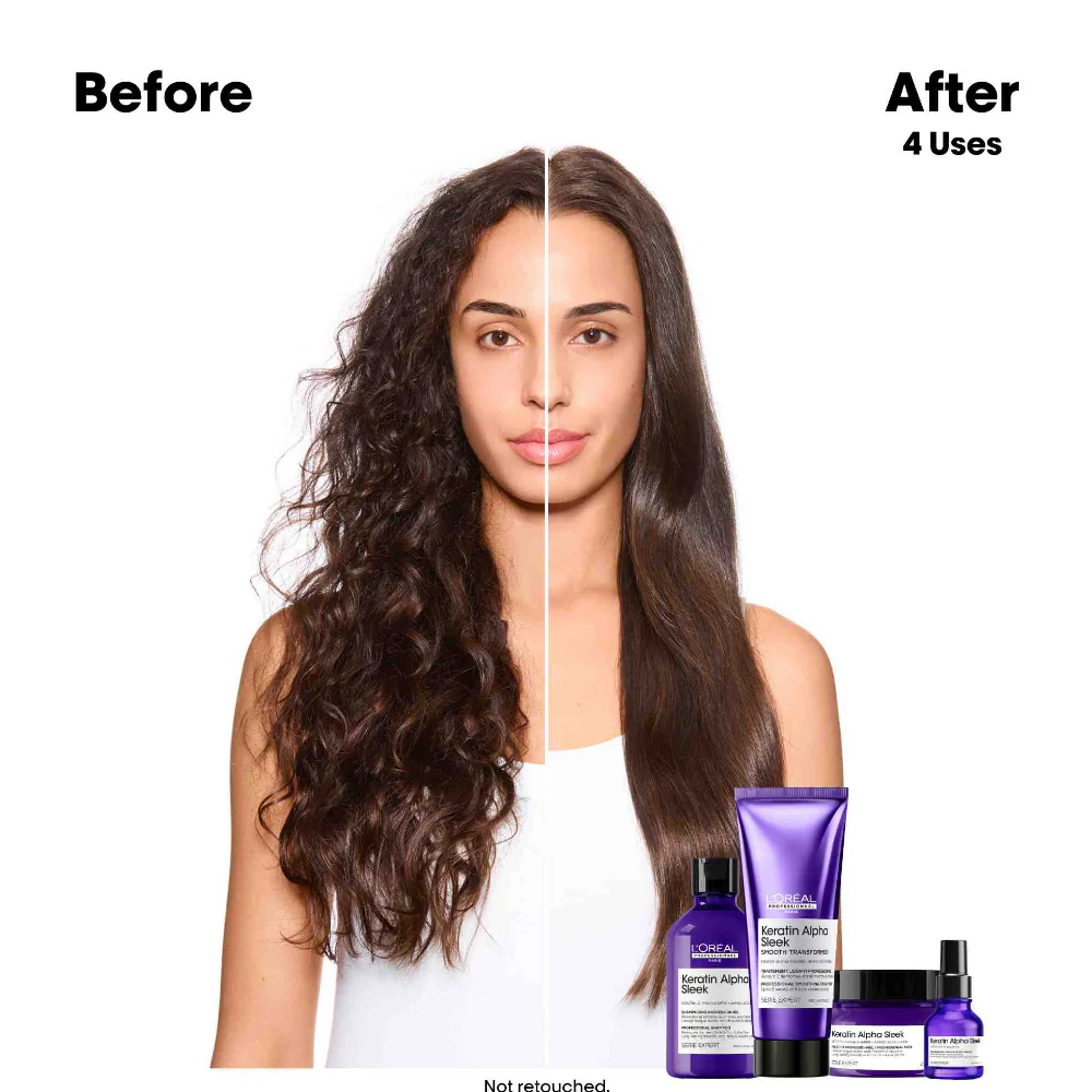 L'Oreal Professionnel Serie Expert Keratin Alpha Sleek Hair Mask 250ml - Image 4