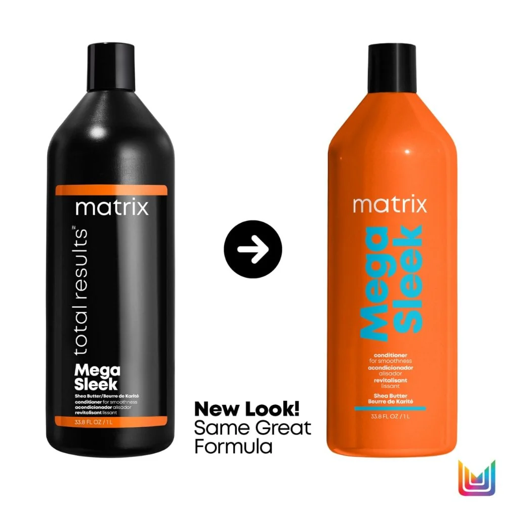 Matrix Total Results Mega Sleek Shea Butter Shampoo & Conditioner Twin 2 x 1000ml - Image 3