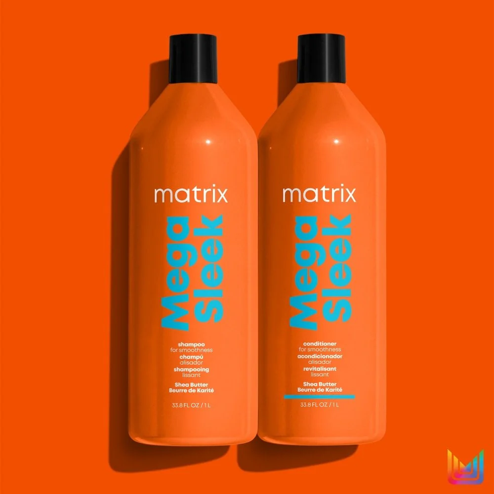 Matrix Total Results Mega Sleek Shea Butter Shampoo & Conditioner Twin 2 x 1000ml - Image 5