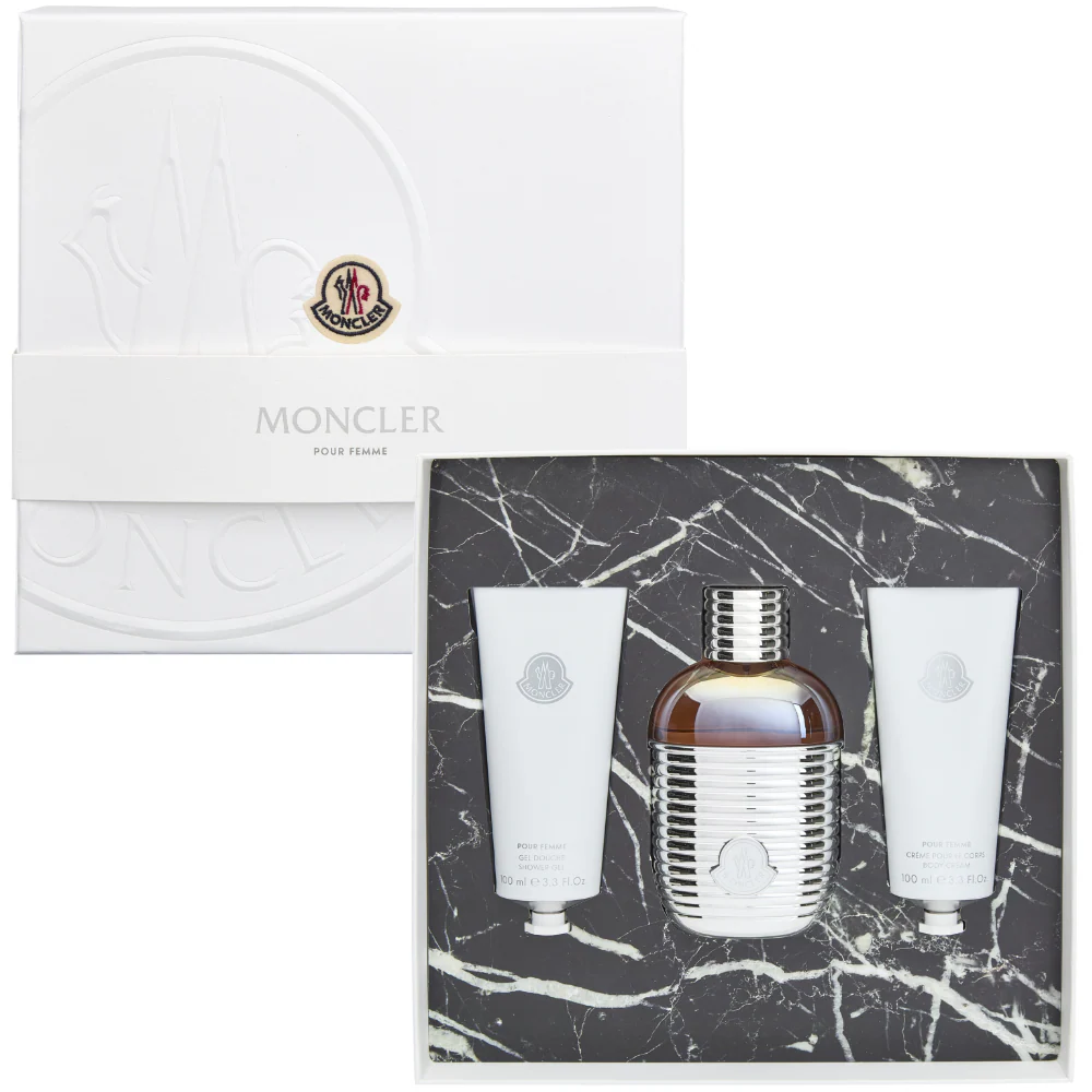 Moncler Pour Femme Eau De Parfum Gift Set 100ml - Image 5