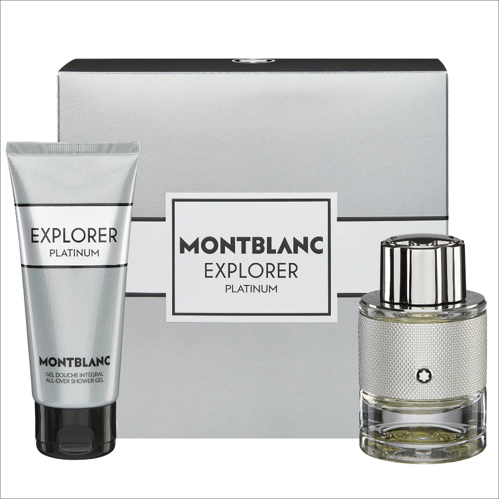 Montblanc Explorer Platinum Eau De Parfum Gift Set 60ml