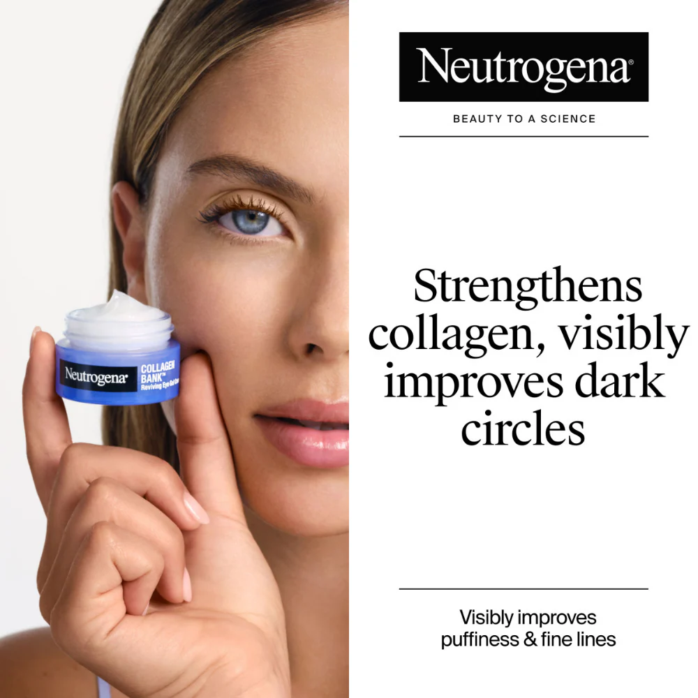 Neutrogena Collagen Bank Reviving Eye Gel Cream 15g - Image 2