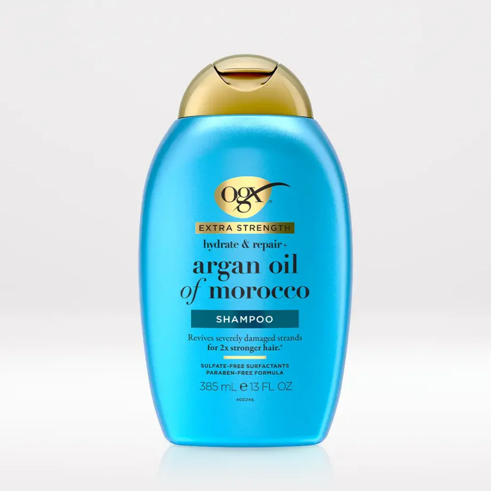 OGX Hydrate & Revive+ Argan Oil of Morocco Extra Strength Shampoo 385ml - Image 2