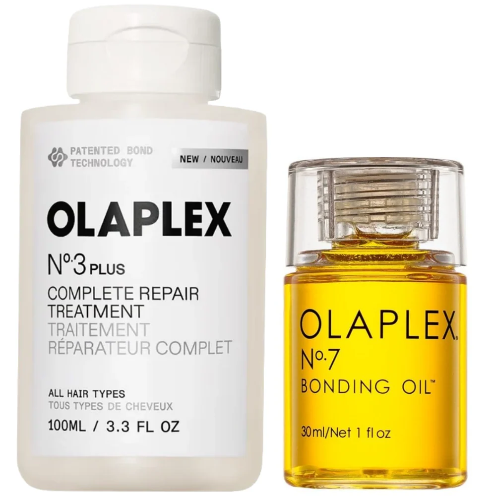 Olaplex No 3 Plus Complete Repair Hair Treatment 100ml & No 7 Bonding Oil 30ml Twin