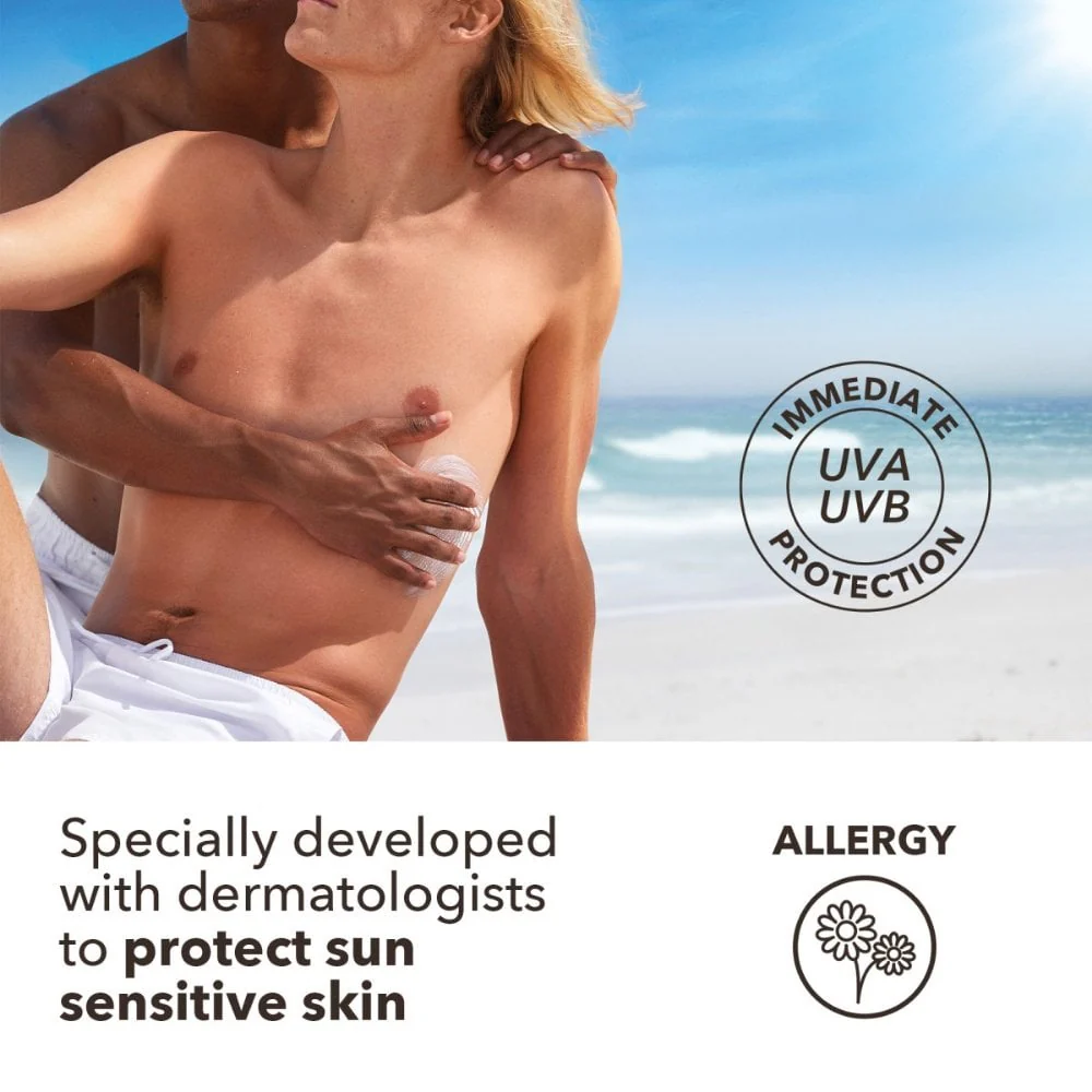 Piz Buin Allergy Sun Sensitive Skin Lotion Sunscreen SPF50+ 200ml - Image 3