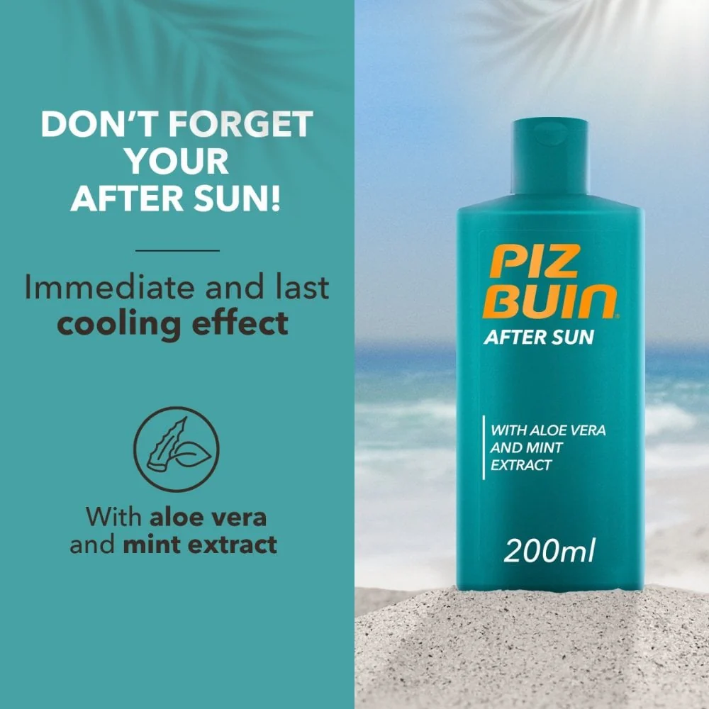 Piz Buin Allergy Sun Sensitive Skin Lotion Sunscreen SPF50+ 200ml - Image 7