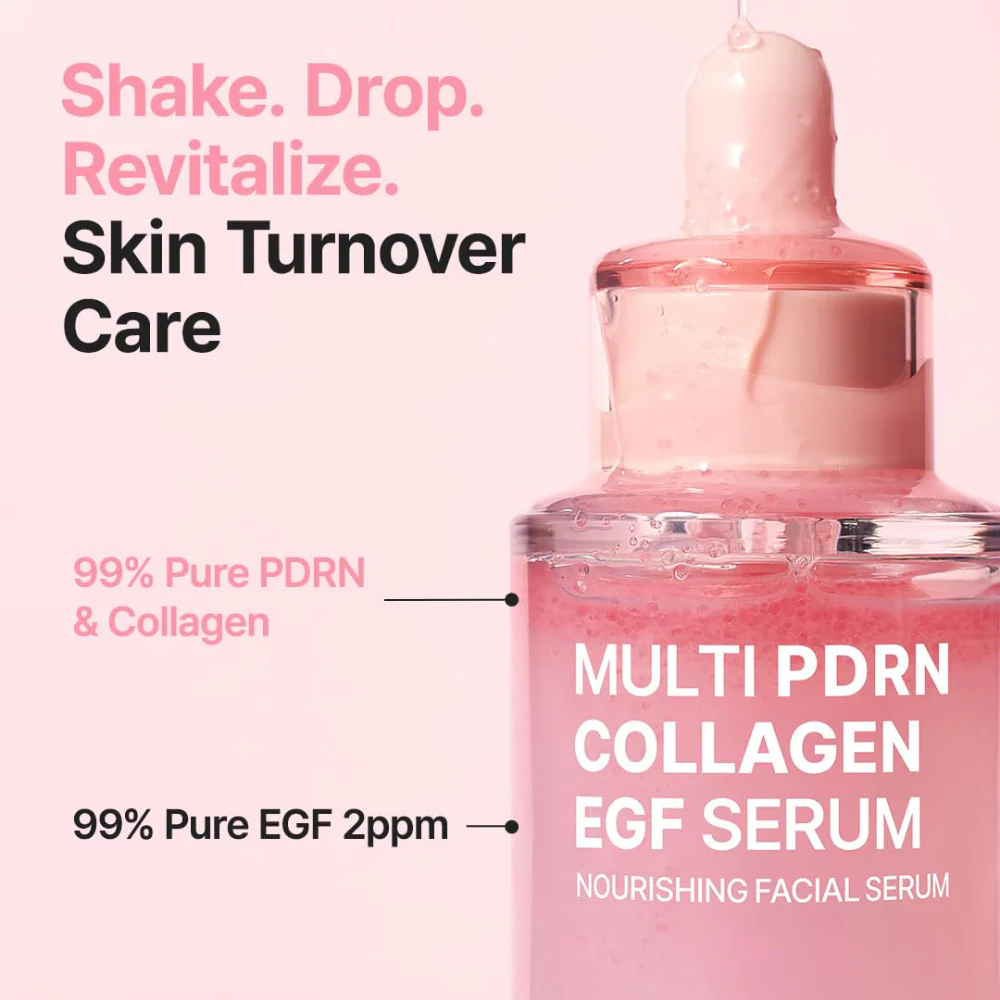 Purito Multi PDRN Collagen EGF Nourishing Facial Serum 30ml - Image 4
