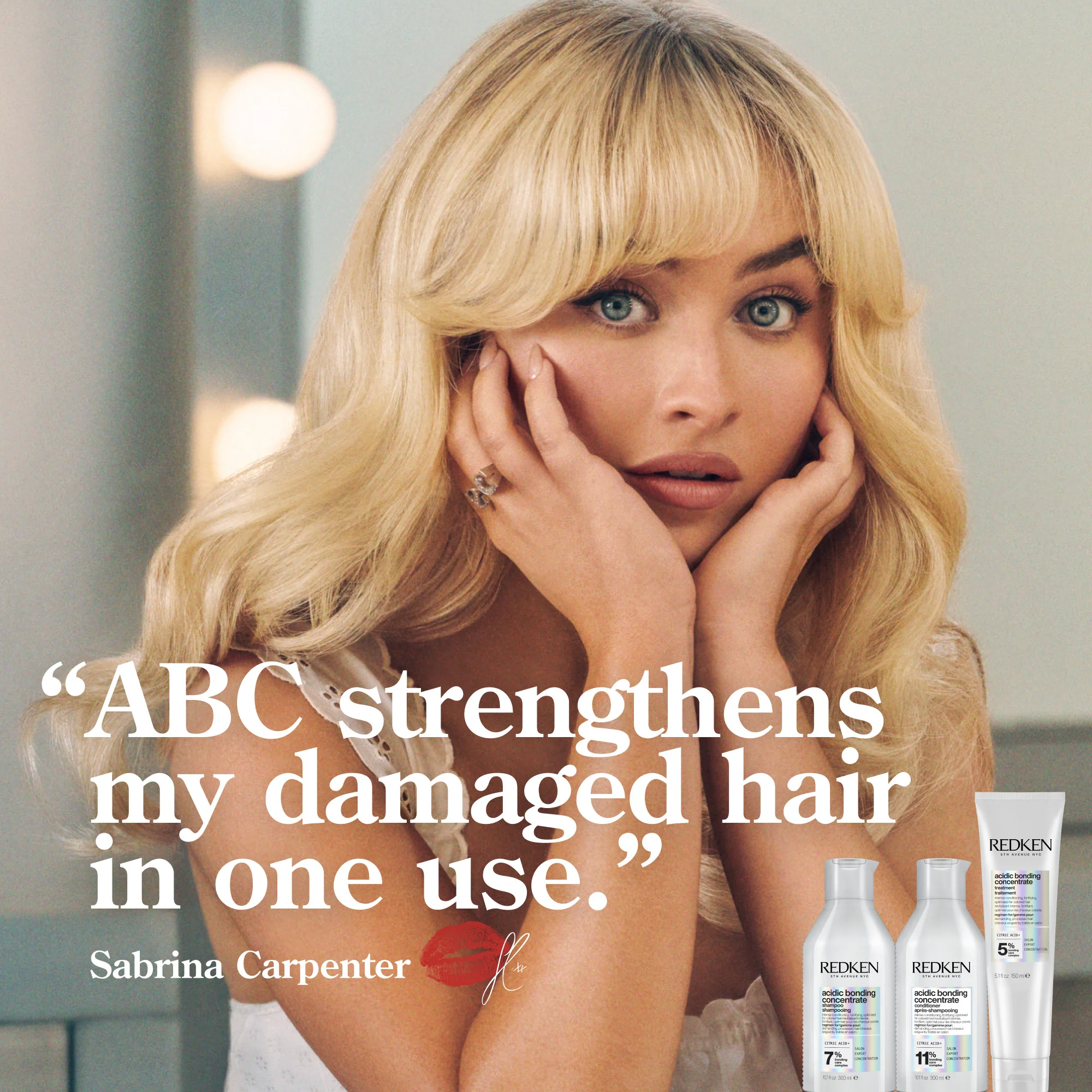 Redken Acidic Bonding Concentrate Shampoo 300ml, Conditioner 300ml & Treatment 150ml Trio - Image 2