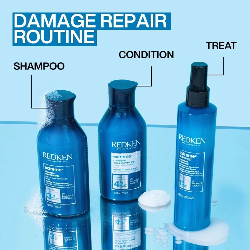 Redken Extreme Strength Repair Shampoo & Conditioner Twin 2 x 300ml - Image 7