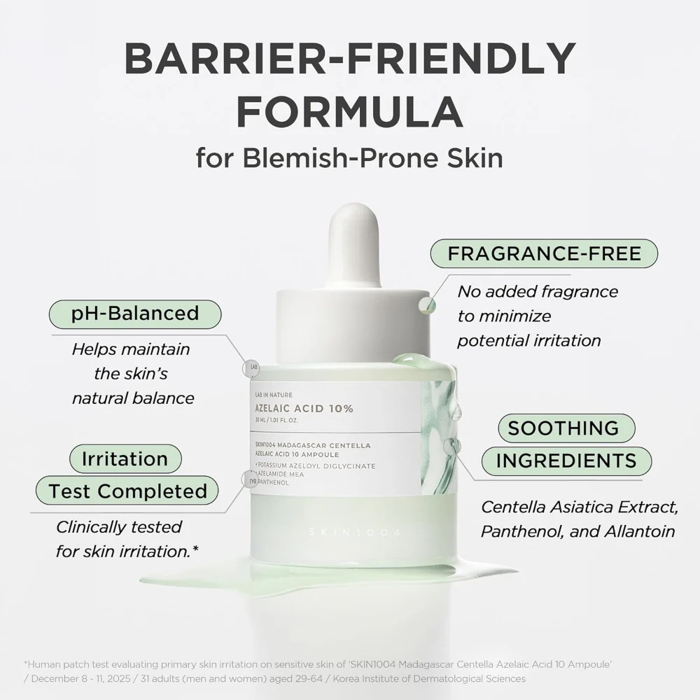 Skin1004 Madagascar Centella Lab In Nature Azelaic Acid 10% Ampoule 30ml - Image 7