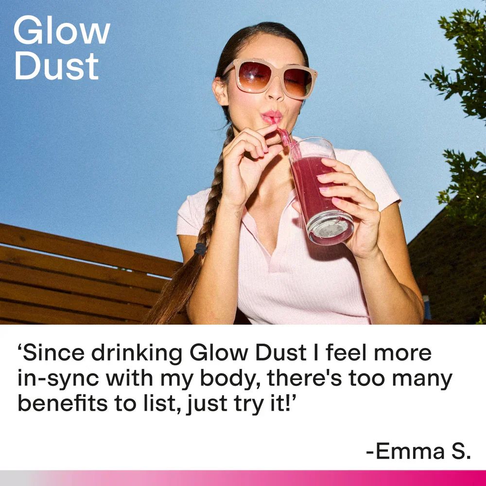 Spacegoods Glow Dust Collagen & Mushroom Super Blend Supplement Berry 7 x 8g - Image 3