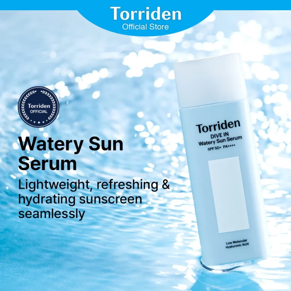 Torriden Dive-In Low Molecular Hyaluronic Watery Sun Serum PA++++ SPF50+ 50ml - Image 3