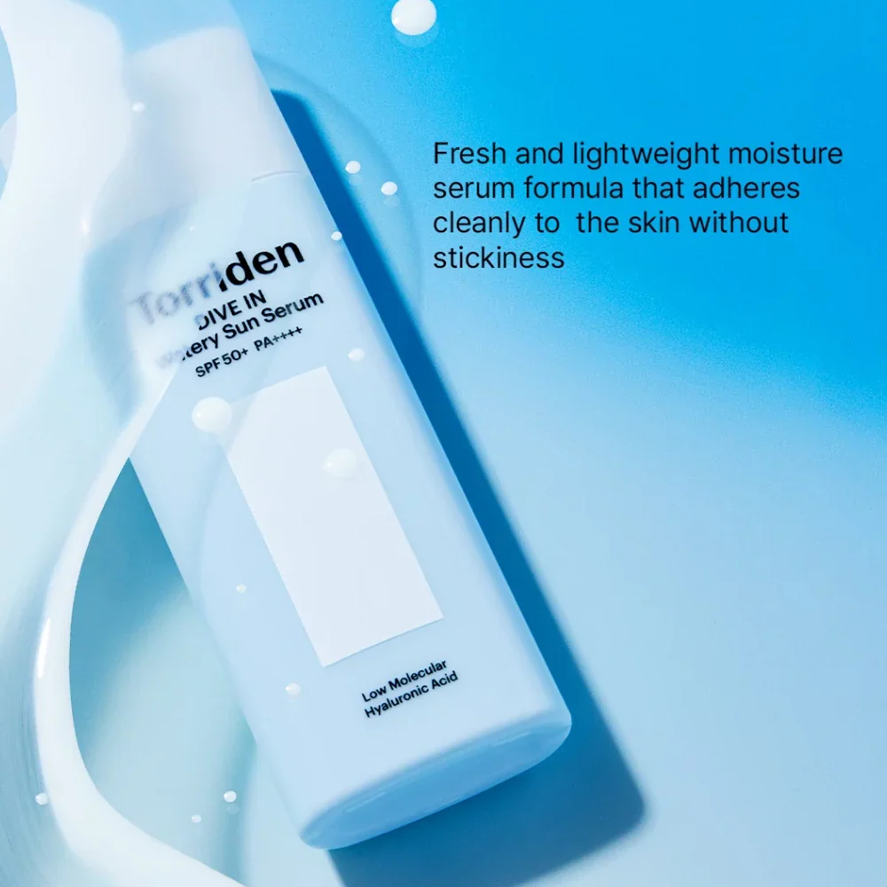 Torriden Dive-In Low Molecular Hyaluronic Watery Sun Serum PA++++ SPF50+ 50ml - Image 5