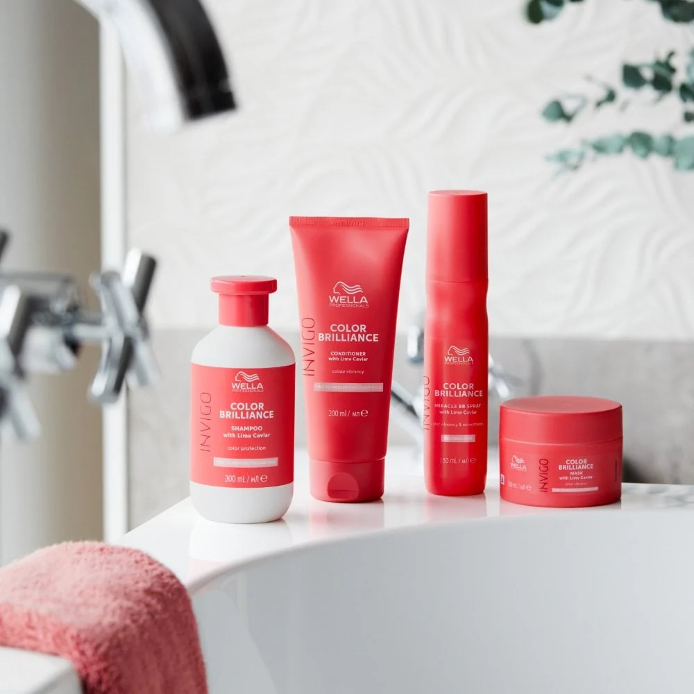 Wella Professionals Invigo Colour Brilliance Vibrant Colour Fine/Normal Hair Shampoo 300ml & Conditioner 200ml Twin - Image 5