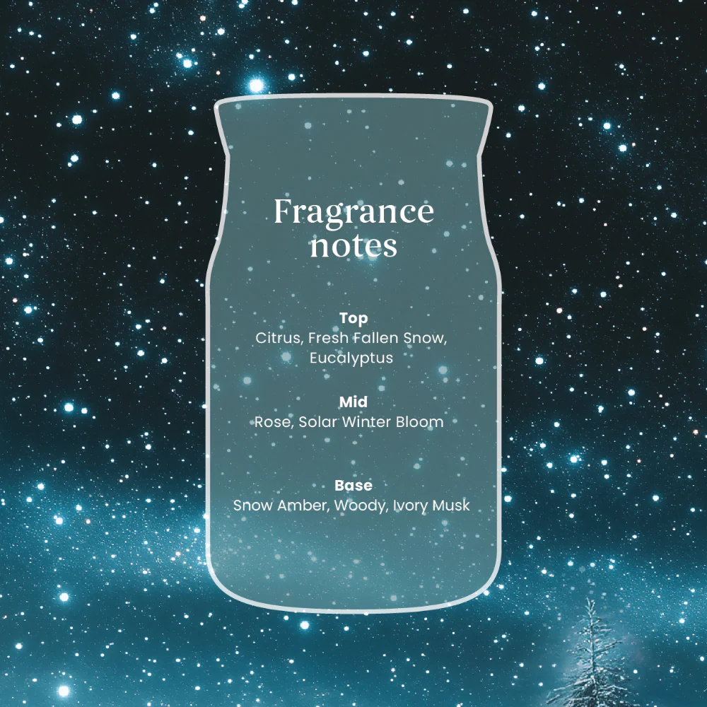 Yankee Candle Winter Night Stars Small Signature Jar Candle - Image 3